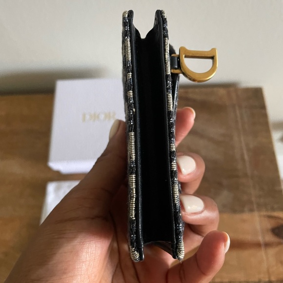 Dior Saddle Flap Card Holder - Picture 3 of 8